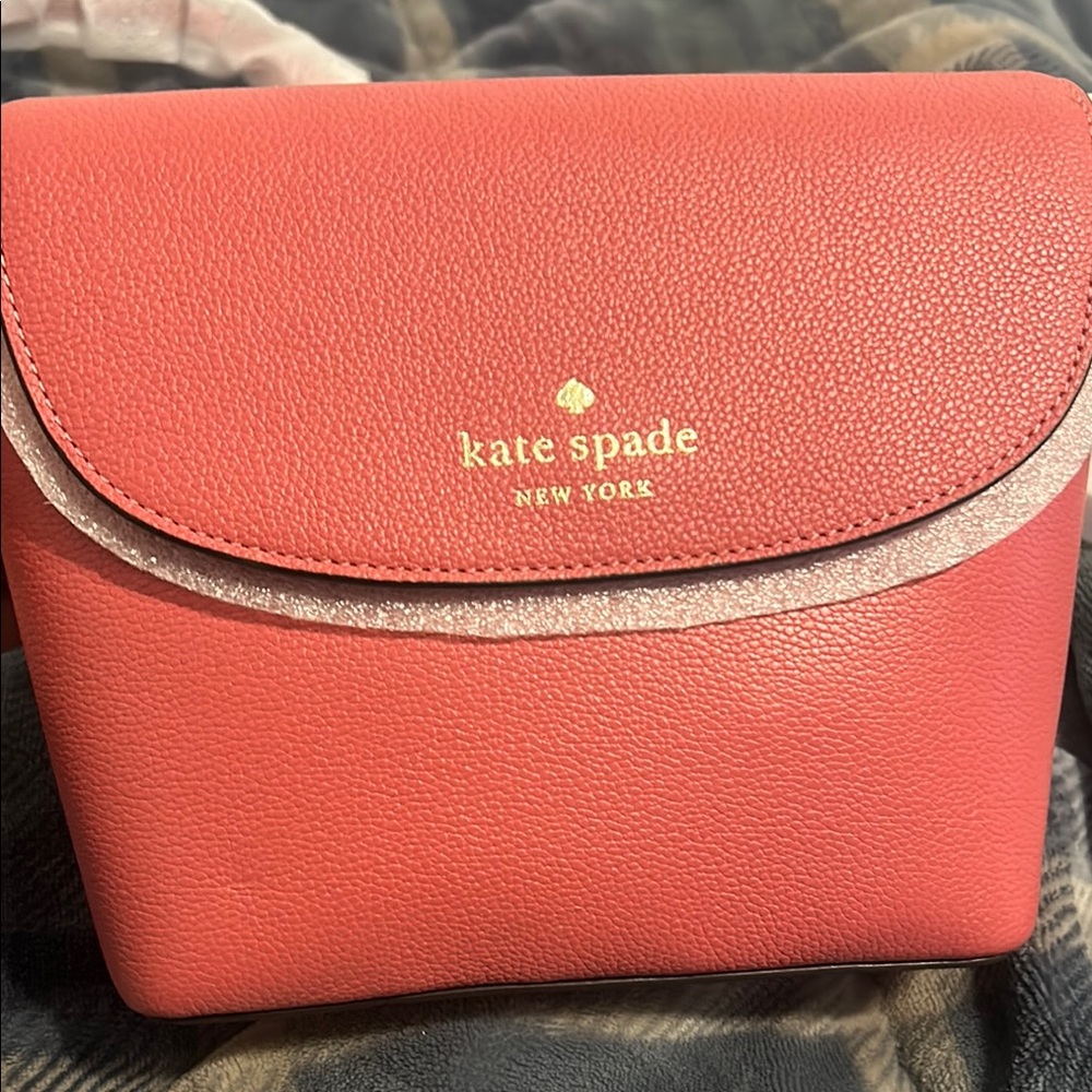 Kate Spade Pink Pebbled Leather Crossbody